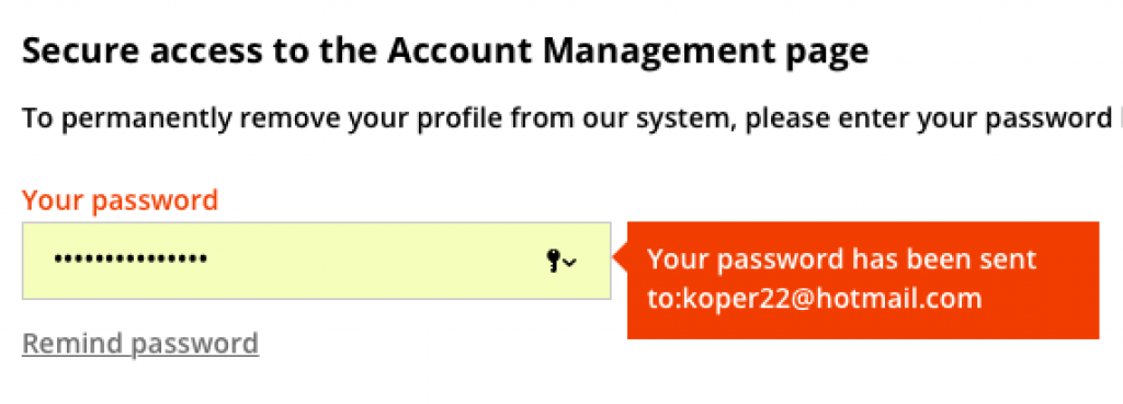 remover deletar apagar eliminar excluir conta perfil do benaughty. passo 5
